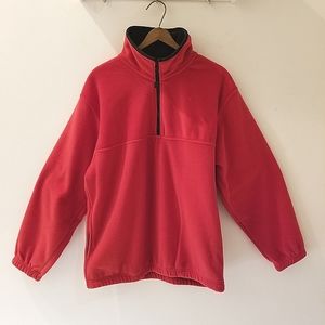 Colorado Timberline Steamboat 1/4 Zip Fleece Pullover Top in Burnt Red S